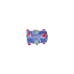 Swirly stringer w or Bumpy Tube Lampworked Glass Beads 5318