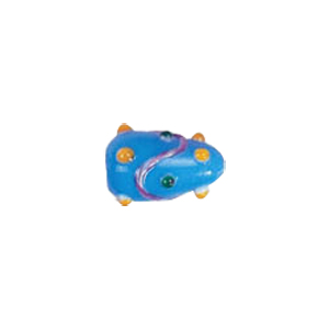 Swirly stringer w or Bumpy Tube Lampworked Glass Beads 5323