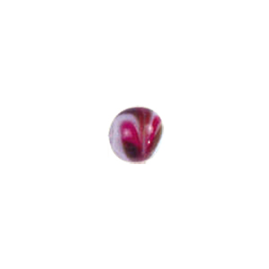 Fancy Lampworked w or colorful Stringer White Glass Beads 5329