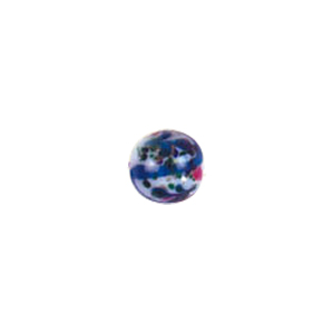 Fancy Lampworked w or colorful Stringer White Glass Beads 5391