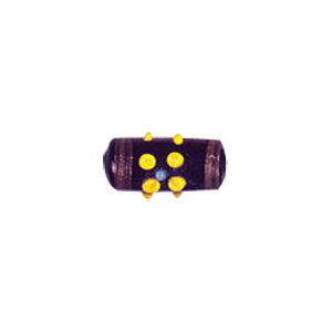 Raised 3D Flower Lampworked Glass Beads 5564