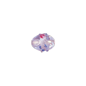 Smoked Gray Lampworked Glass Beads 5436