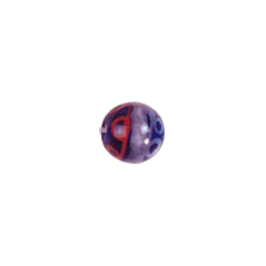 Smoked Gray Lampworked Glass Beads 5456