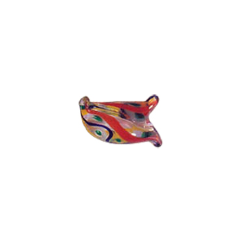 Twisted Glass Lampworked Beads 5651