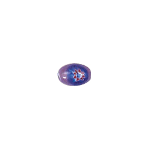 Millefiori slice sandwiched with color line Lamp Glass Beads 5723