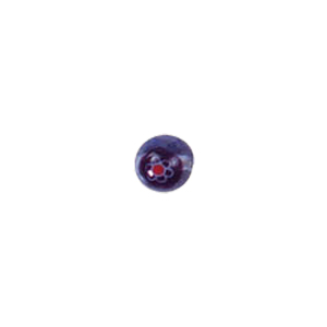Millefiori slice sandwiched with color line Lamp Glass Beads 5726