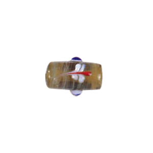 Tree or Flower design decorated Lampworked Glass Beads 5795