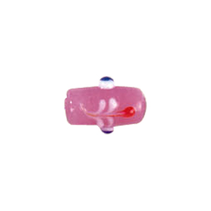Tree or Flower design decorated Lampworked Glass Beads 5815