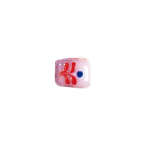 Tree or Flower design decorated Lampworked Glass Beads 5816