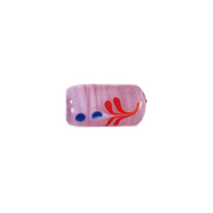 Tree or Flower design decorated Lampworked Glass Beads 5822
