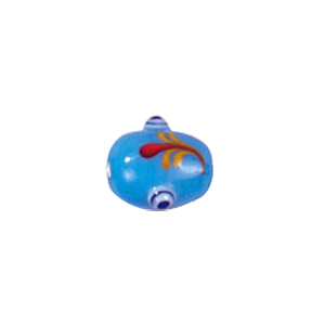 Tree or Flower design decorated Lampworked Glass Beads 5827