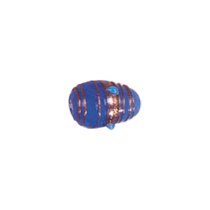 Gold stone striped Lampworked Beads 5901