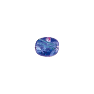 Tree and Flower design decorated Silver foiled Beads 5927
