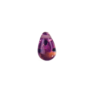 Tree and Flower design decorated Silver foiled Beads 5986
