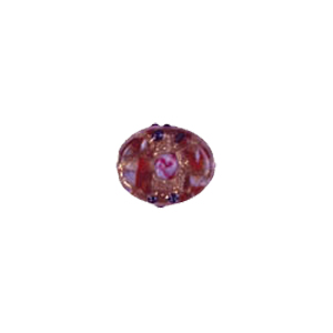 Color fusion Goldstone Lampworked Glass Beads 6003