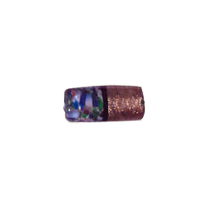 Color lined Lampworked Glass Beads w or stringer designs 6030