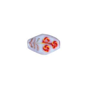 Decorated fusion painting Lampworked Beads 6060