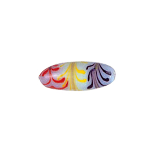 Decorated fusion painting Lampworked Beads 6067
