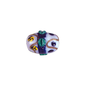 Decorated fusion painting Lampworked Beads 6069