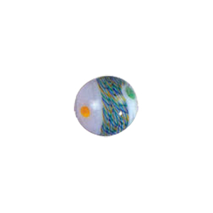 Decorated fusion painting Lampworked Beads 6072