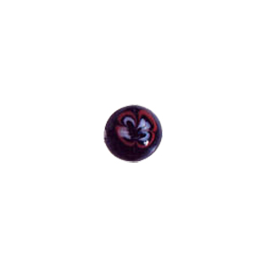 Decorated fusion painting Lampworked Beads 6102