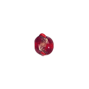 Twisted Gold band Lampworked Glass Beads 6141