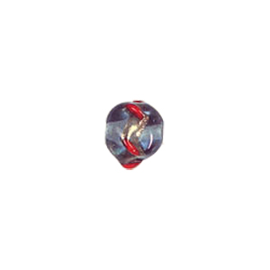 Twisted Gold band Lampworked Glass Beads 6149