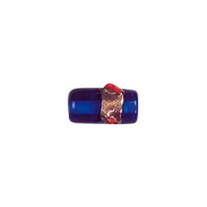 Twisted Gold band Lampworked Glass Beads 6175