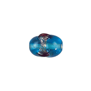 Twisted Gold band Lampworked Glass Beads 6179