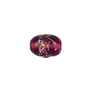 Twisted Gold band Lampworked Glass Beads 6181