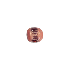 Twisted Gold band Lampworked Glass Beads 6185