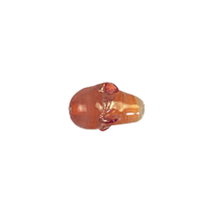 Twisted Gold band Lampworked Glass Beads 6199