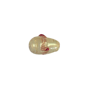 Twisted Gold band Lampworked Glass Beads 6200