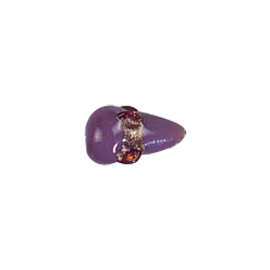 Twisted Gold band Lampworked Glass Beads 6211