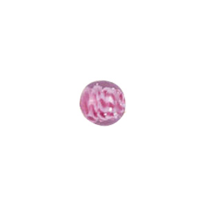 Color lined Glass Beads w or twisted stringer designs 6228