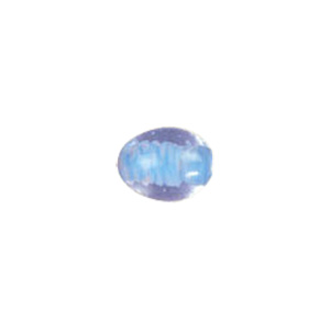 Color lined Glass Beads w or twisted stringer designs 6246