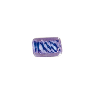 Color lined Glass Beads w or twisted stringer designs 6251
