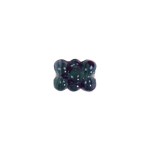 Grape shaped striped Lampworked Glass Beads 6287