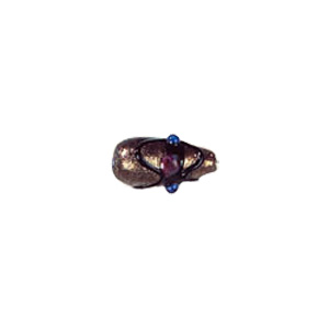 Goldstone stringer Lampworked Large–Glass Beads 6318