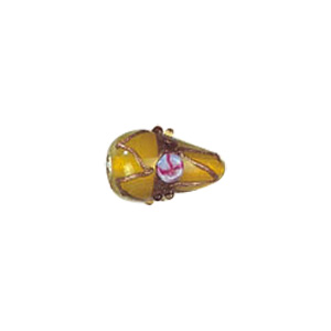 Goldstone stringer Lampworked Large–Glass Beads 6327