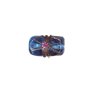 Goldstone stringer Lampworked Large–Glass Beads 6363
