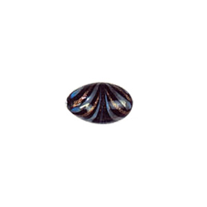 Smoked Swirled Lampworked Glass Beads 6368
