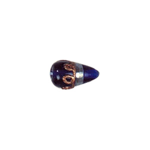 Smoked Swirled Lampworked Glass Beads 6375