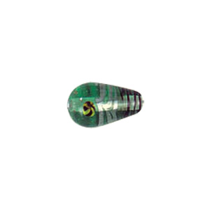 Smoked Swirled Lampworked Glass Beads 6380