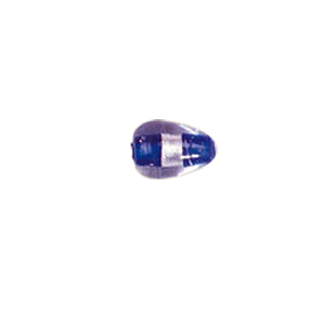 Color lined Silver foiled Glass Beads 6494