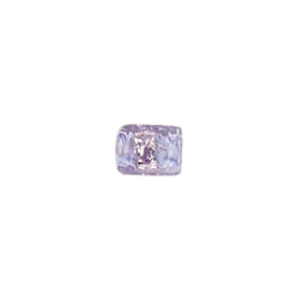 Fancy Color lined Silver foiled Glass Beads 6523