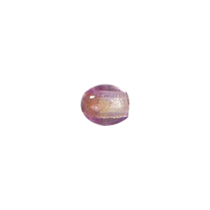 2 tone Silver foiled Glass Beads 6543