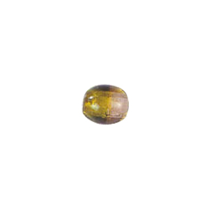 2 tone Silver foiled Glass Beads 6545