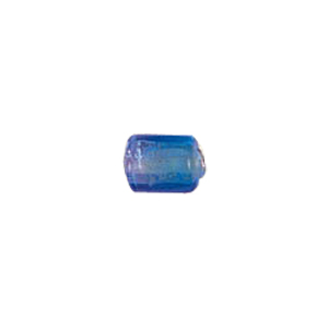 2 tone Silver foiled Glass Beads 6550