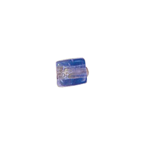 2 tone Silver foiled Glass Beads 6571